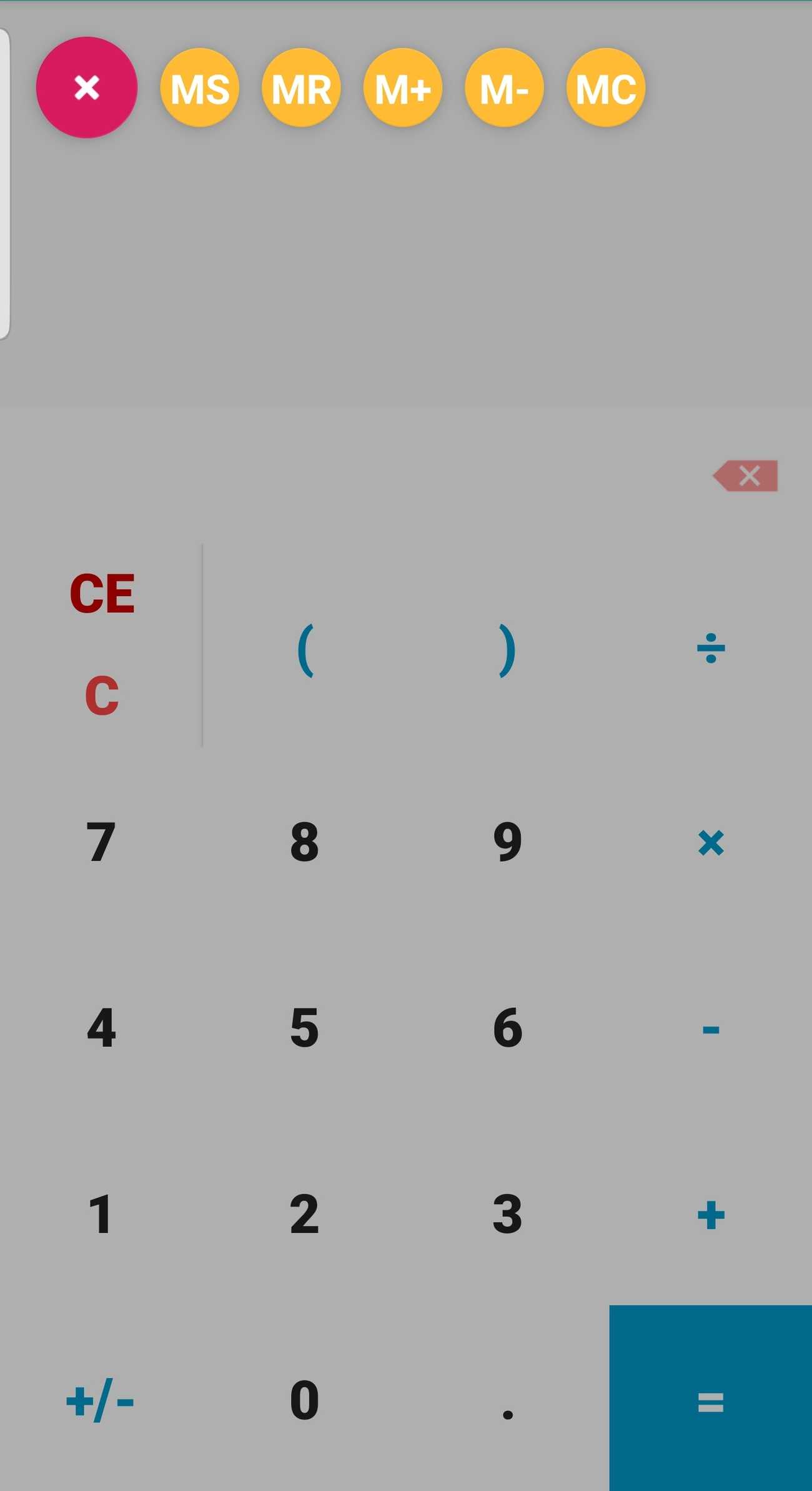 First Android Project: Calculator